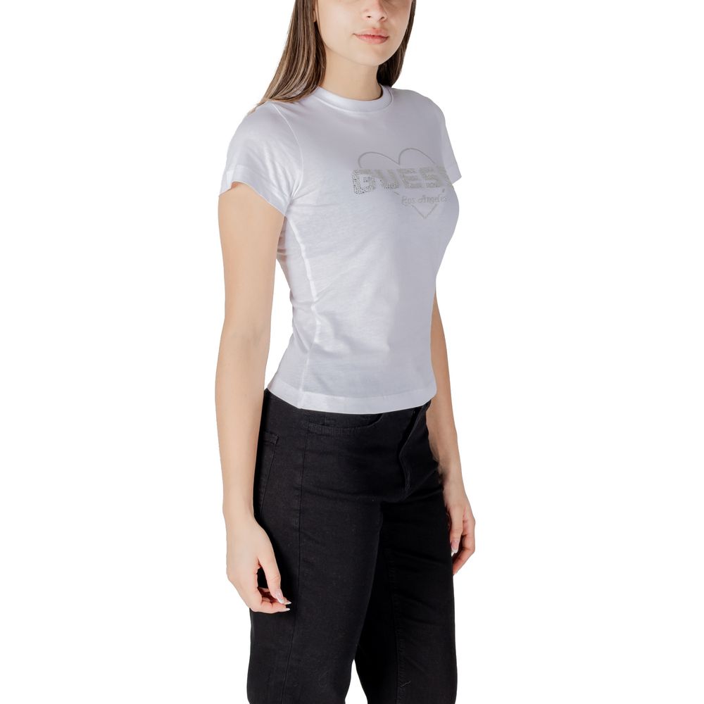 Guess Active T-Shirt aus weißer Baumwolle