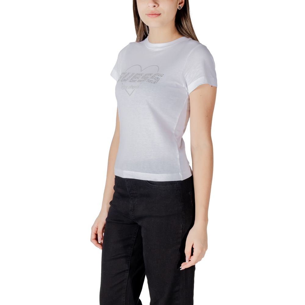 Guess Active T-Shirt aus weißer Baumwolle