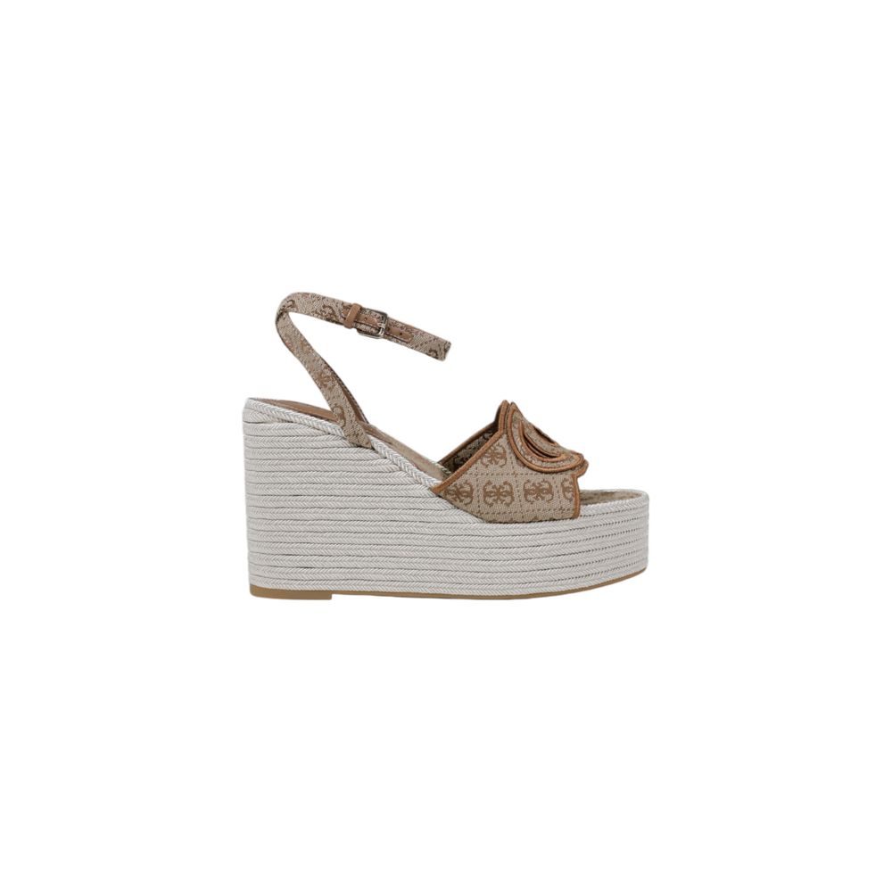 Guess Beige Polyester High Heel