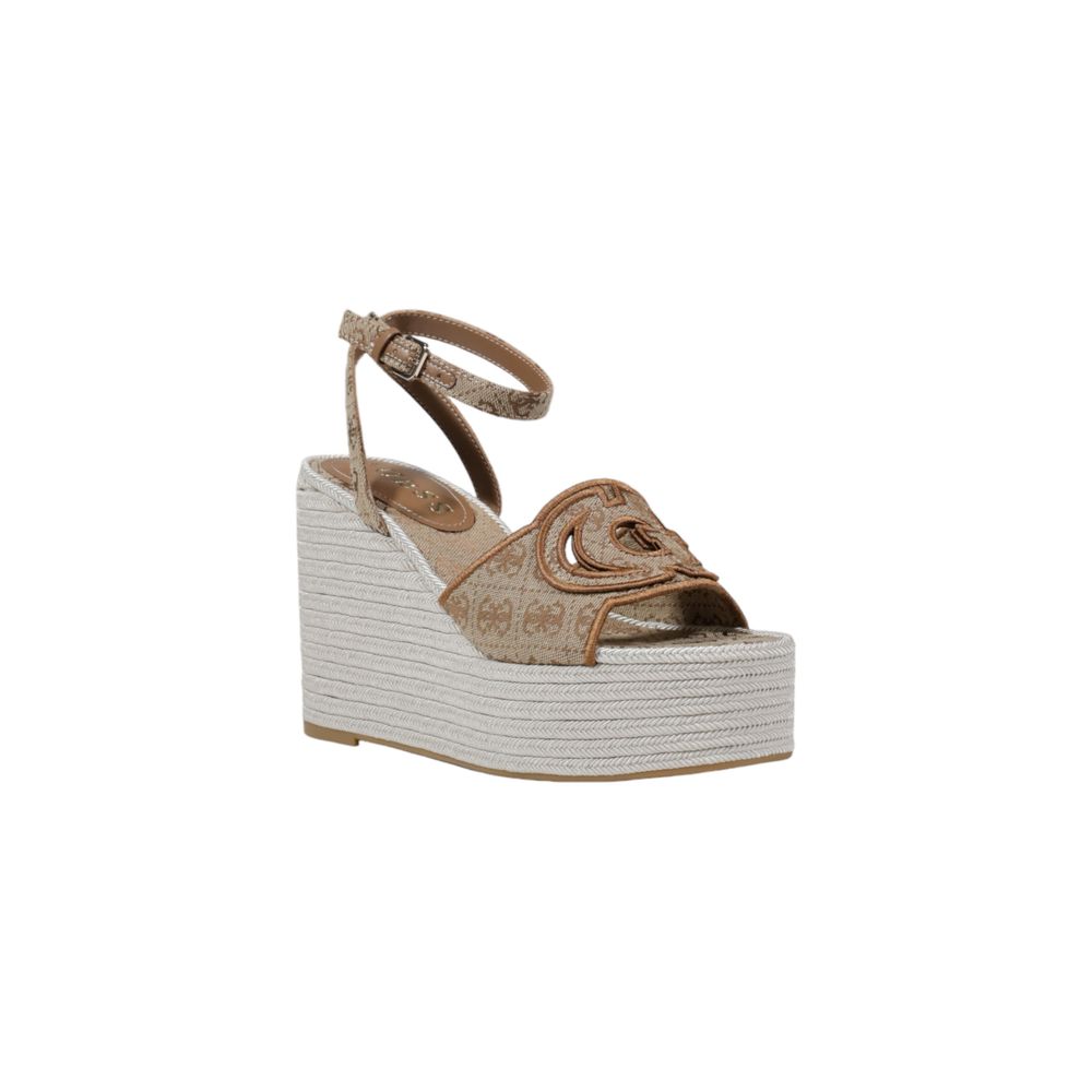 Guess Beige Polyester High Heel