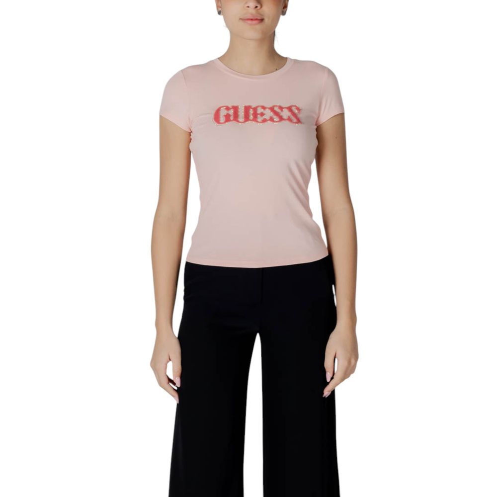Guess Multicolor T-Shirt aus Baumwolle