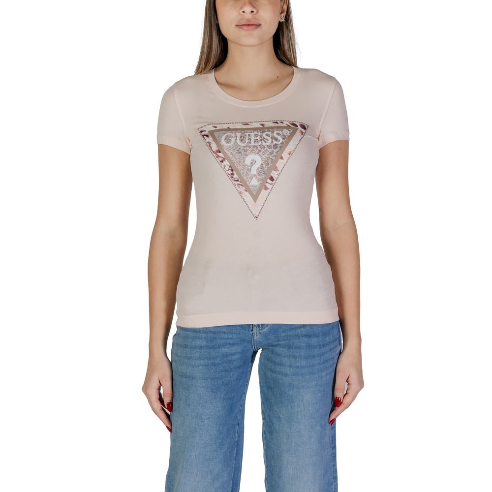 Guess Multicolor T-Shirt aus Baumwolle