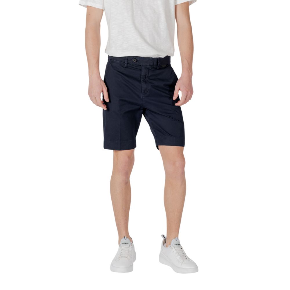 Antony Morato Blaue Baumwoll-Bermudas