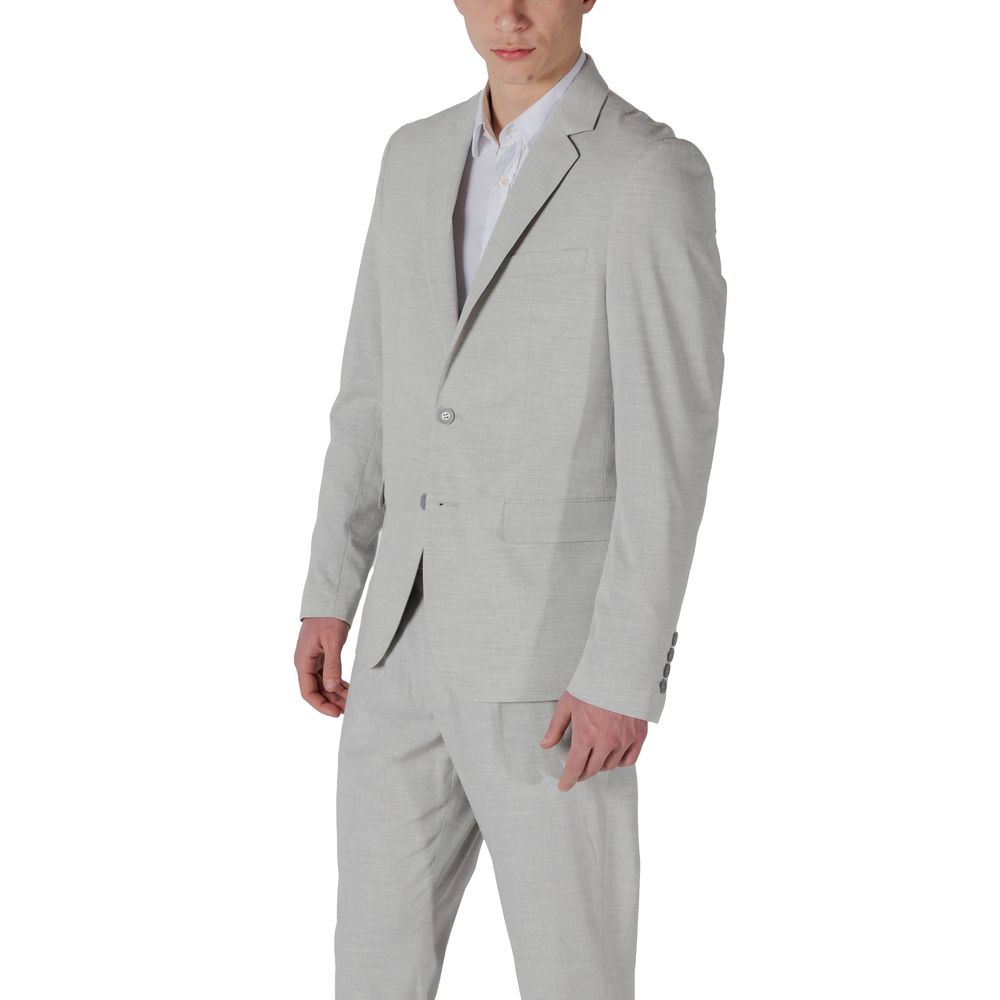 Antony Morato Grauer Polyester-Blazer