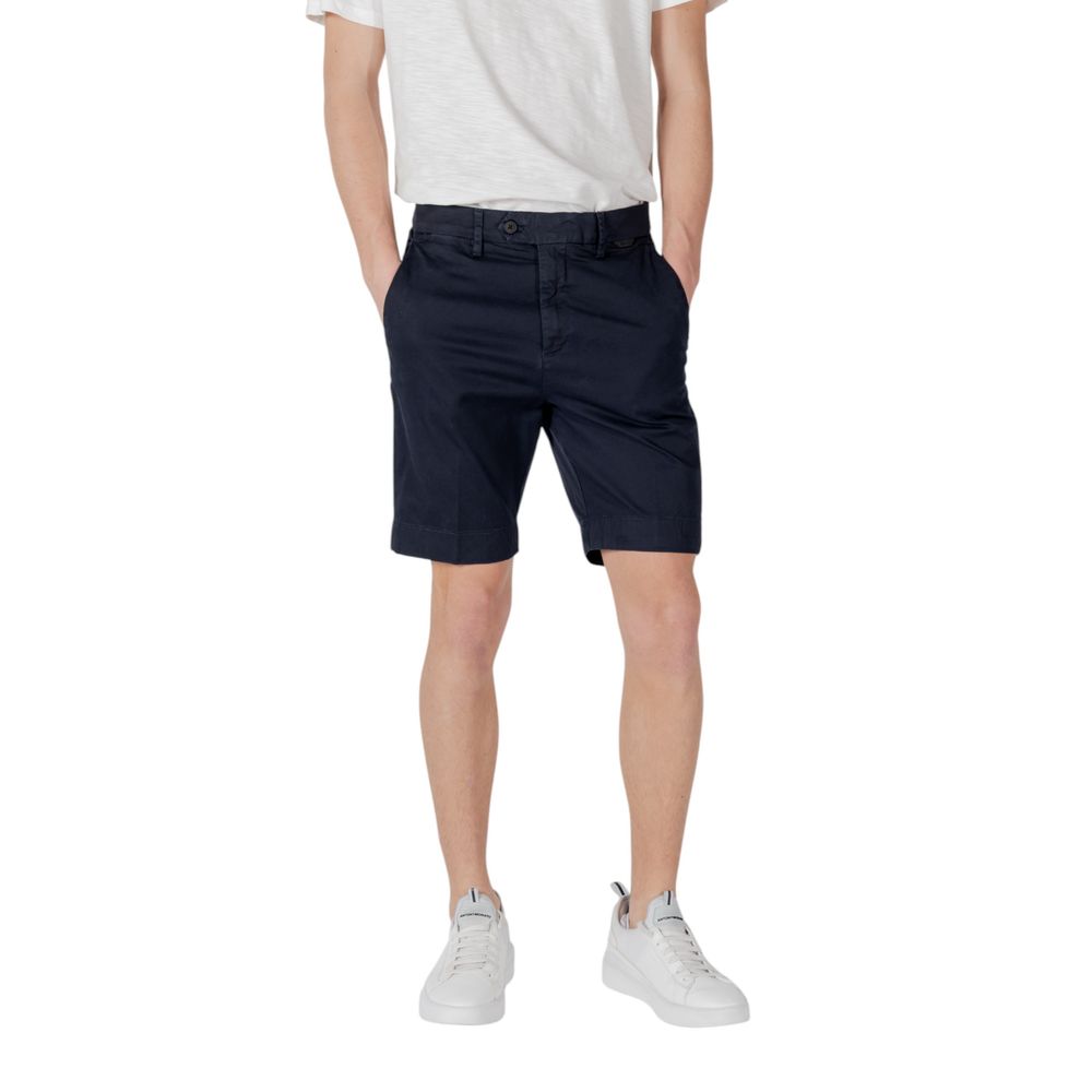 Antony Morato Blaue Baumwoll-Bermudas