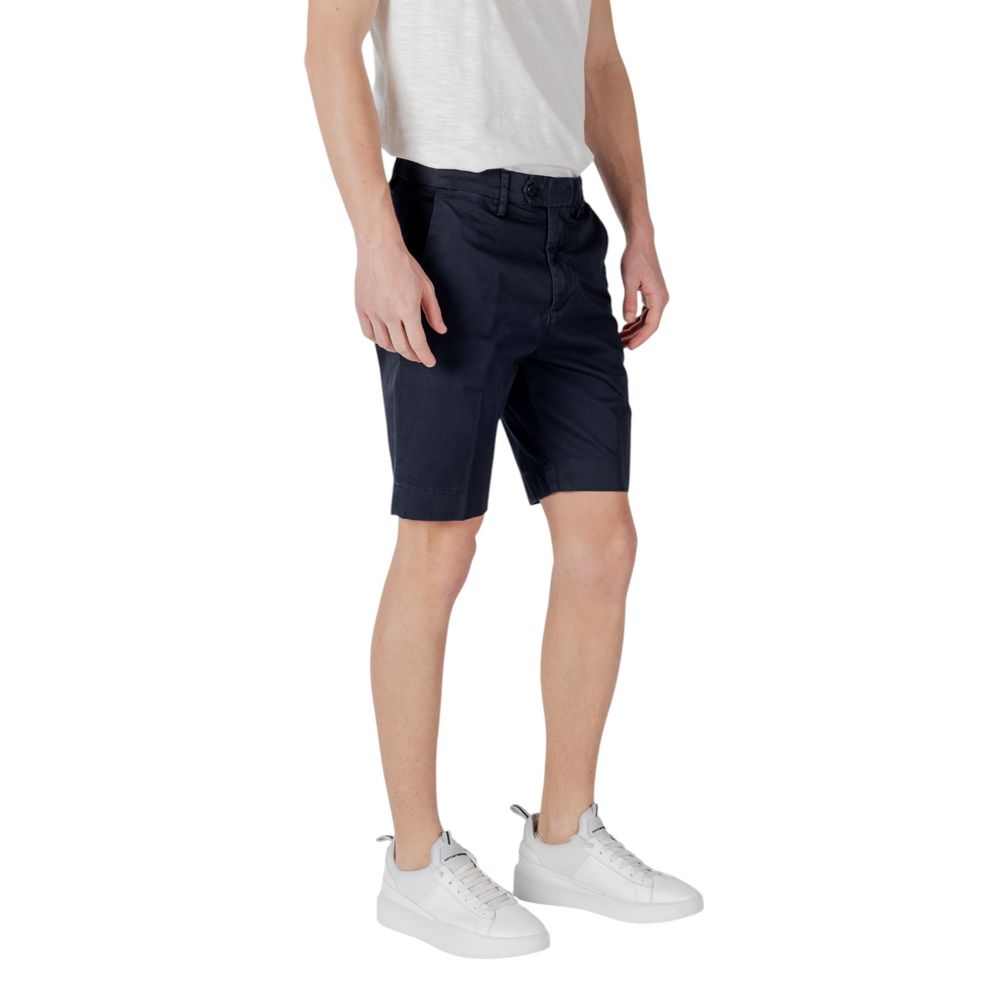 Antony Morato Blaue Baumwoll-Bermudas