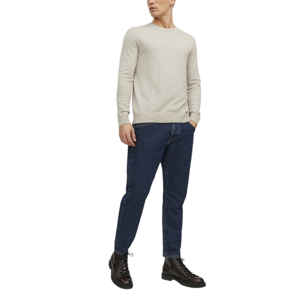 Jack Jones Beiger Baumwoll-Sweatshirt