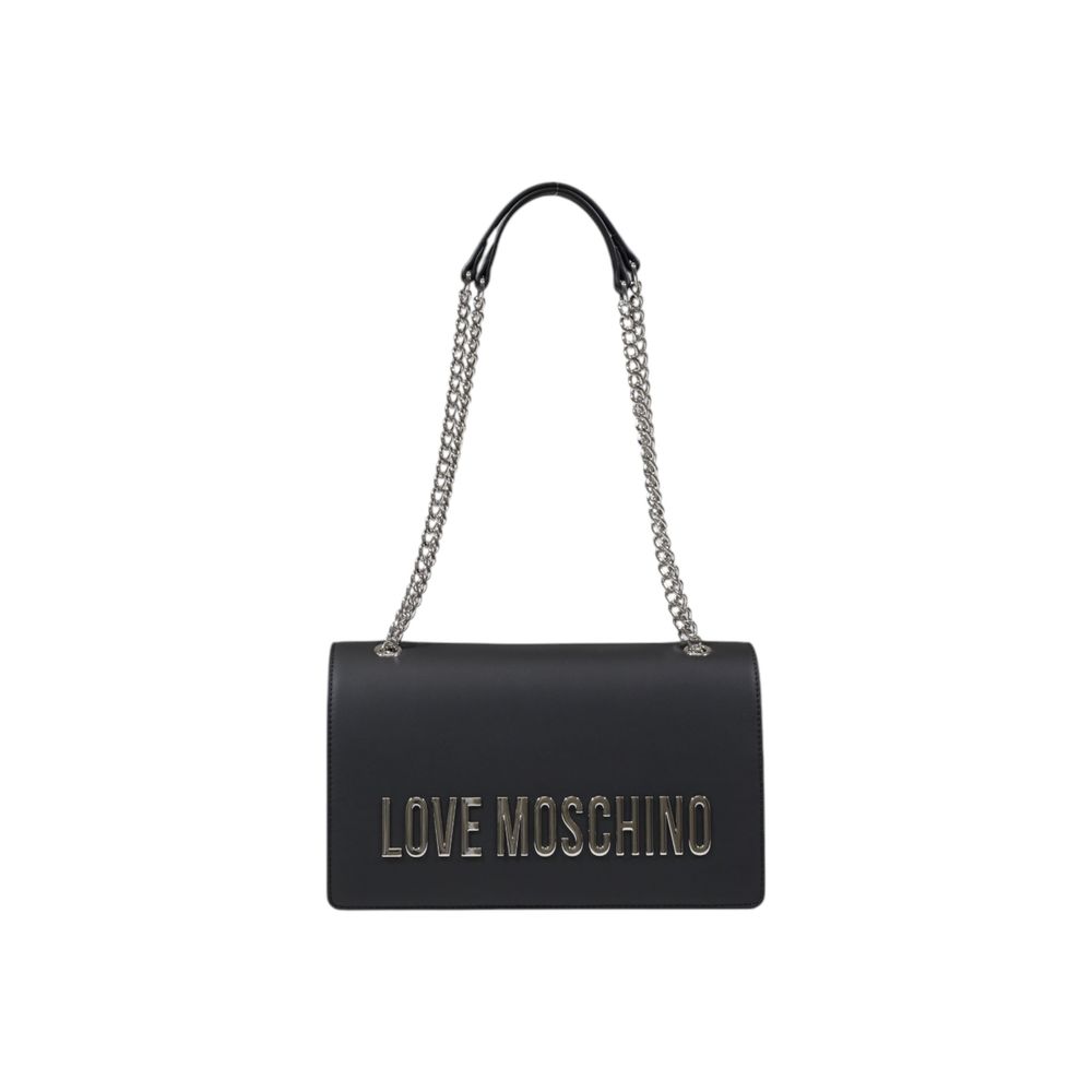 Love Moschino Graue Polyethylen-Handtasche
