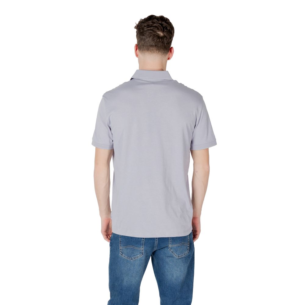 Armani Exchange Lila Baumwoll-Poloshirt