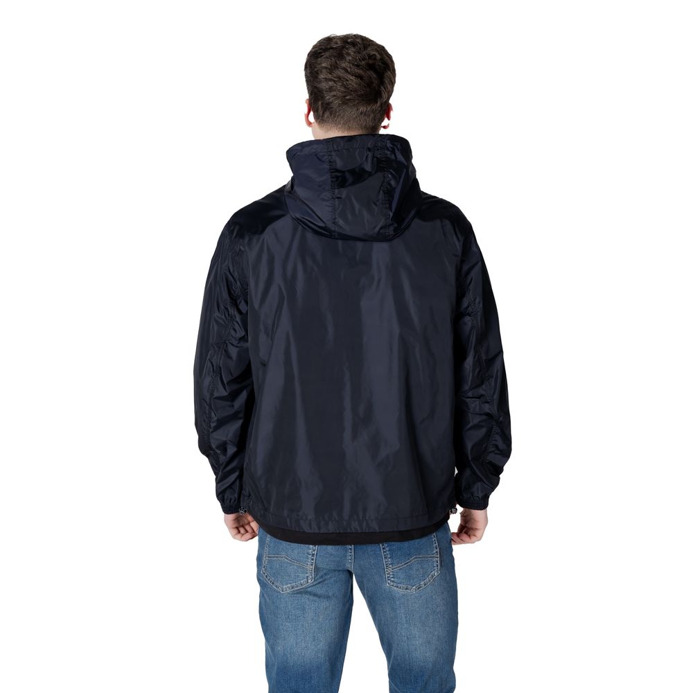 Armani Exchange Blaue Polyamid-Jacken &amp