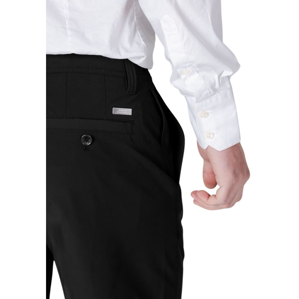 Armani Exchange Schwarze Polyamid-Bermudas