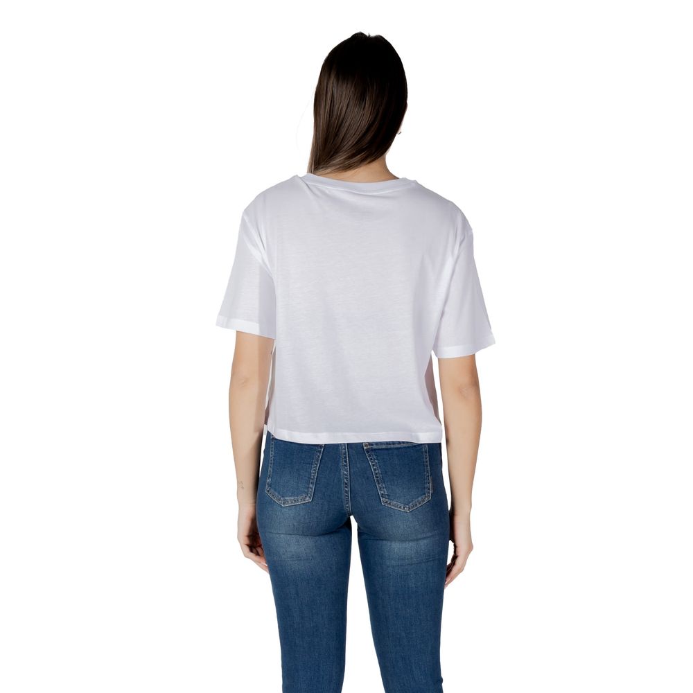 Armani Exchange T-Shirt aus weißer Baumwolle
