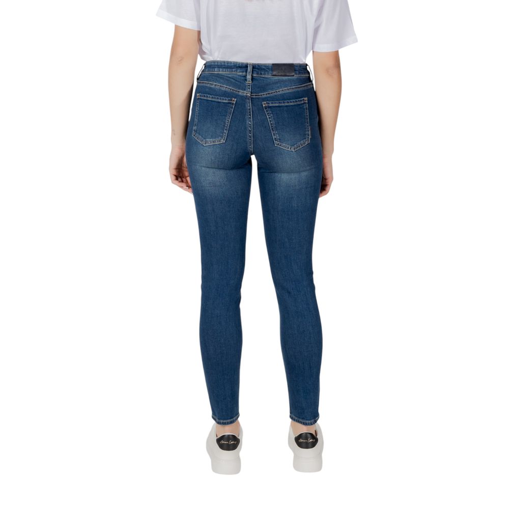 Armani Exchange Blaue Baumwoll-Skinny-Jeans