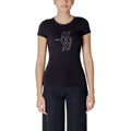 Armani Exchange Schwarzes T-Shirt aus Baumwolle