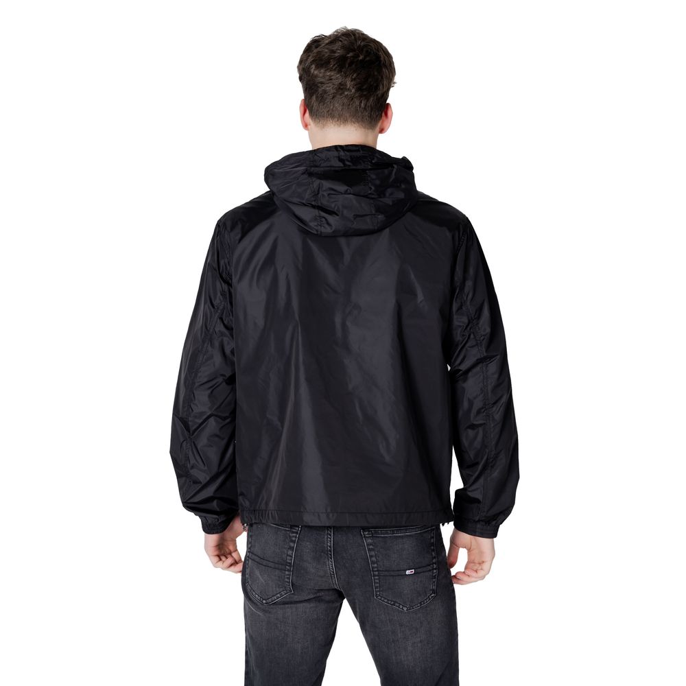 Armani Exchange Schwarze Polyamid-Jacken &amp