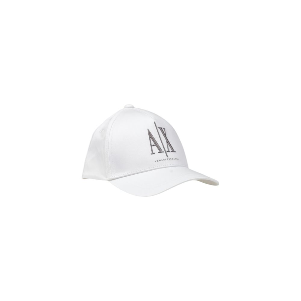 Armani Exchange Weiße Baumwollmützen Baseballmütze