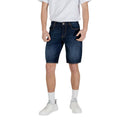 Armani Exchange Blaue Baumwoll-Bermudas