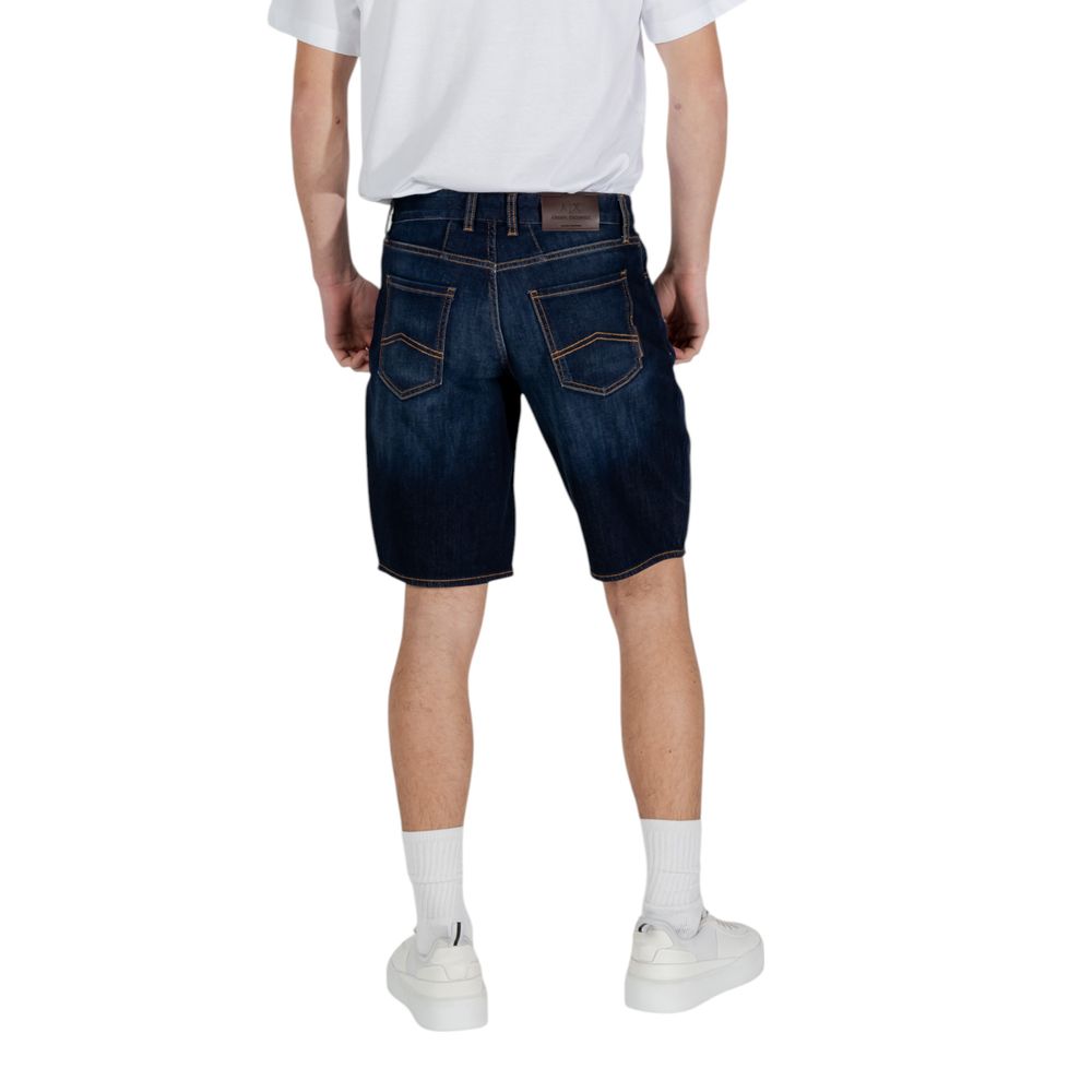 Armani Exchange Blaue Baumwoll-Bermudas