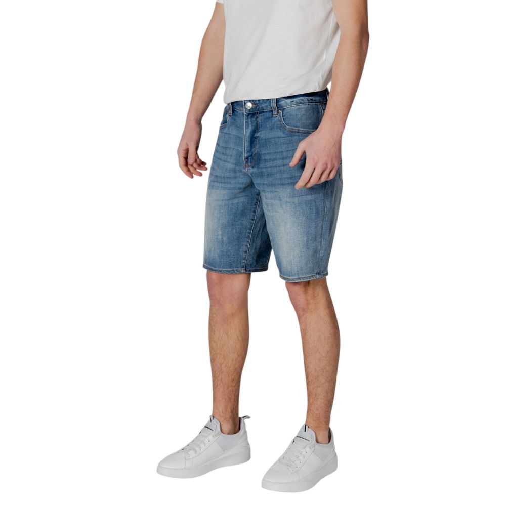 Armani Exchange Blaue Polyester-Bermudas