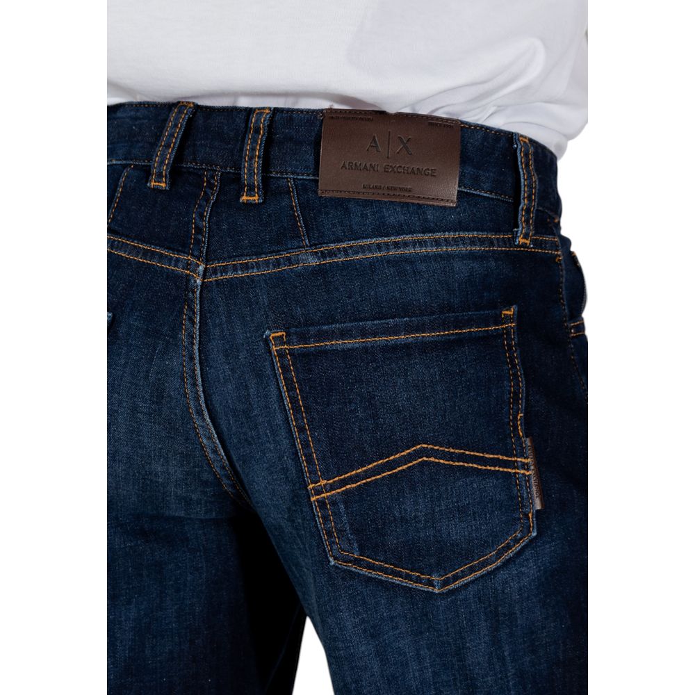 Armani Exchange Blaue Baumwoll-Bermudas