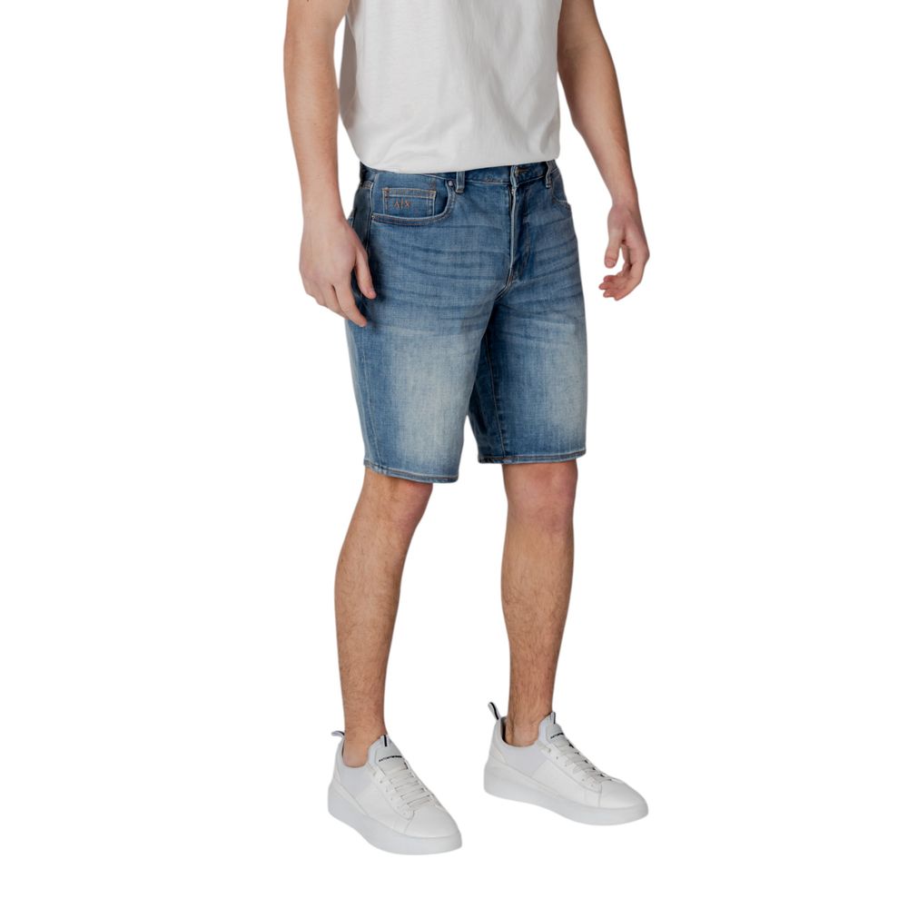 Armani Exchange Blaue Polyester-Bermudas