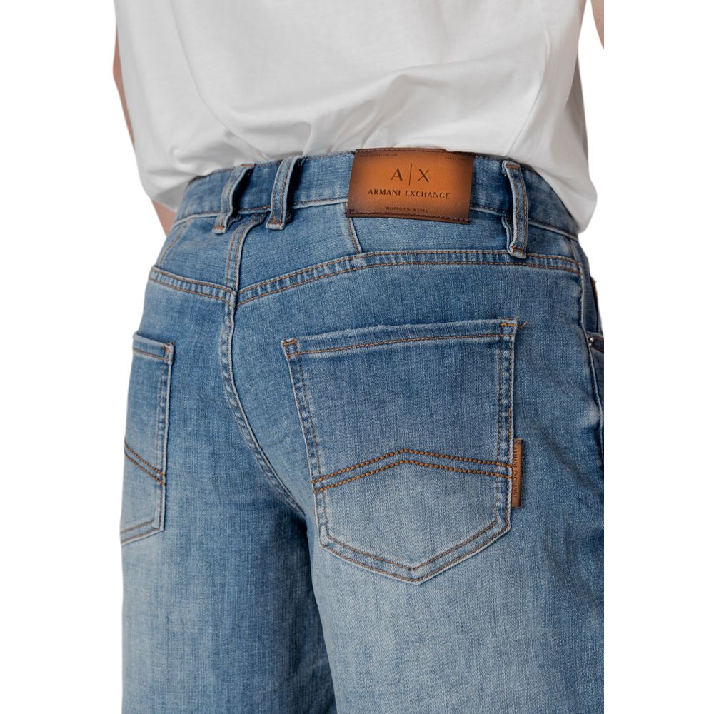 Armani Exchange Blaue Polyester-Bermudas