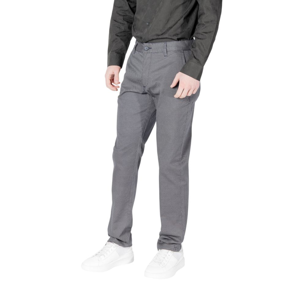 Armani Exchange Blaue Baumwoll-Skinny-Hose