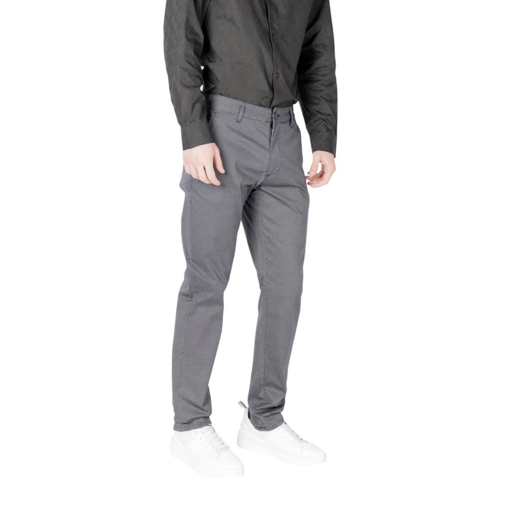 Armani Exchange Blaue Baumwoll-Skinny-Hose