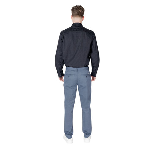 Armani Exchange Blaue Baumwoll-Skinny-Hose
