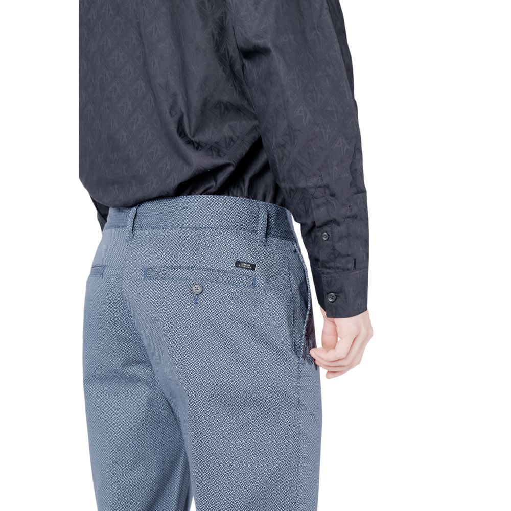 Armani Exchange Blaue Baumwoll-Skinny-Hose