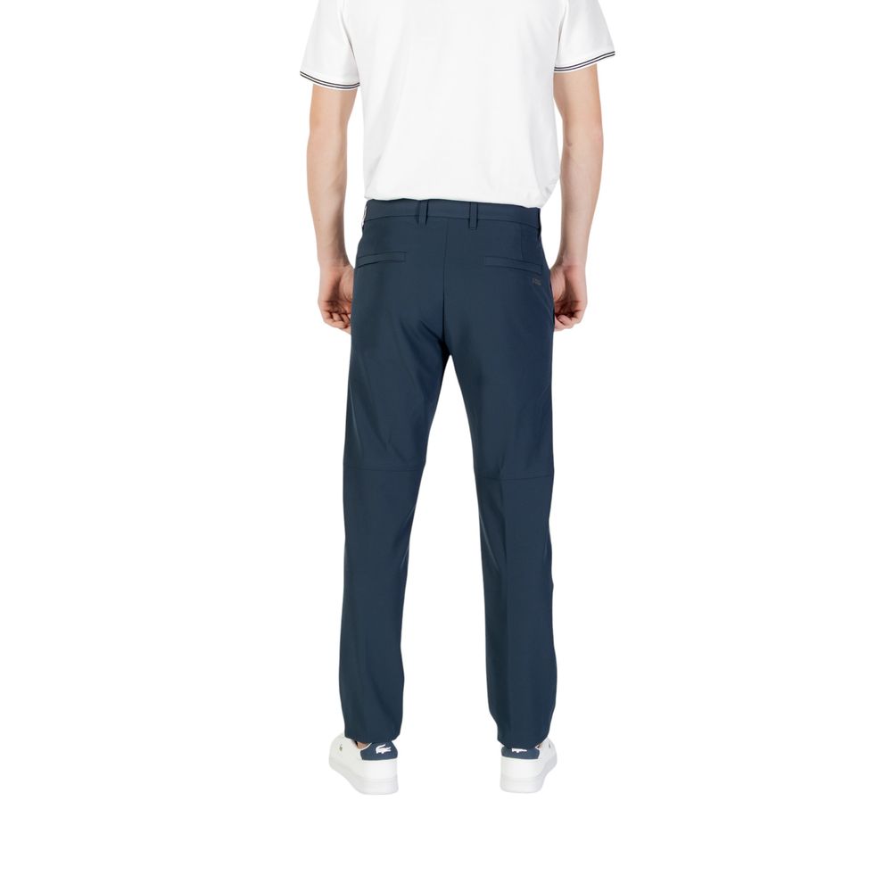 Hugo Boss Blaue Polyester-Skinny-Hose