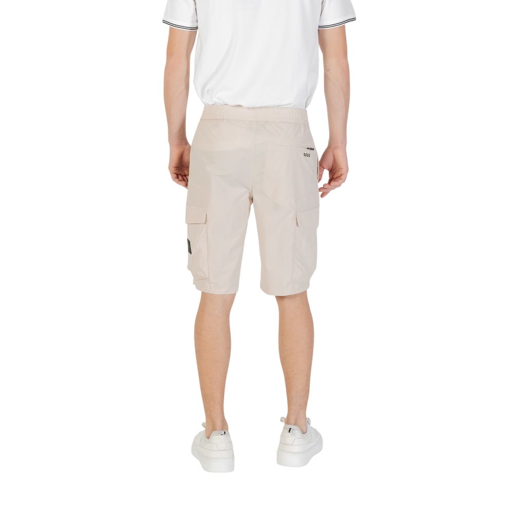 Hugo Boss Beige Polyester Bermudas