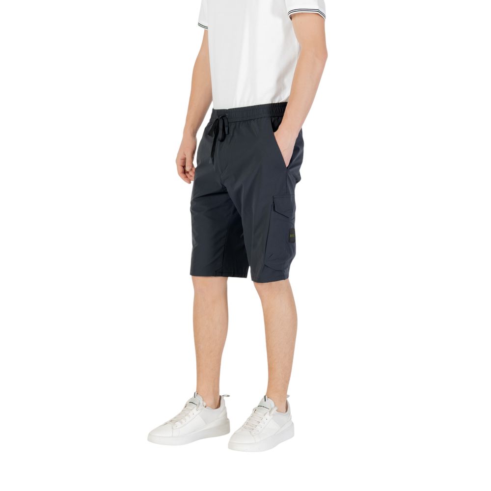 Hugo Boss Blaue Polyester-Bermudas