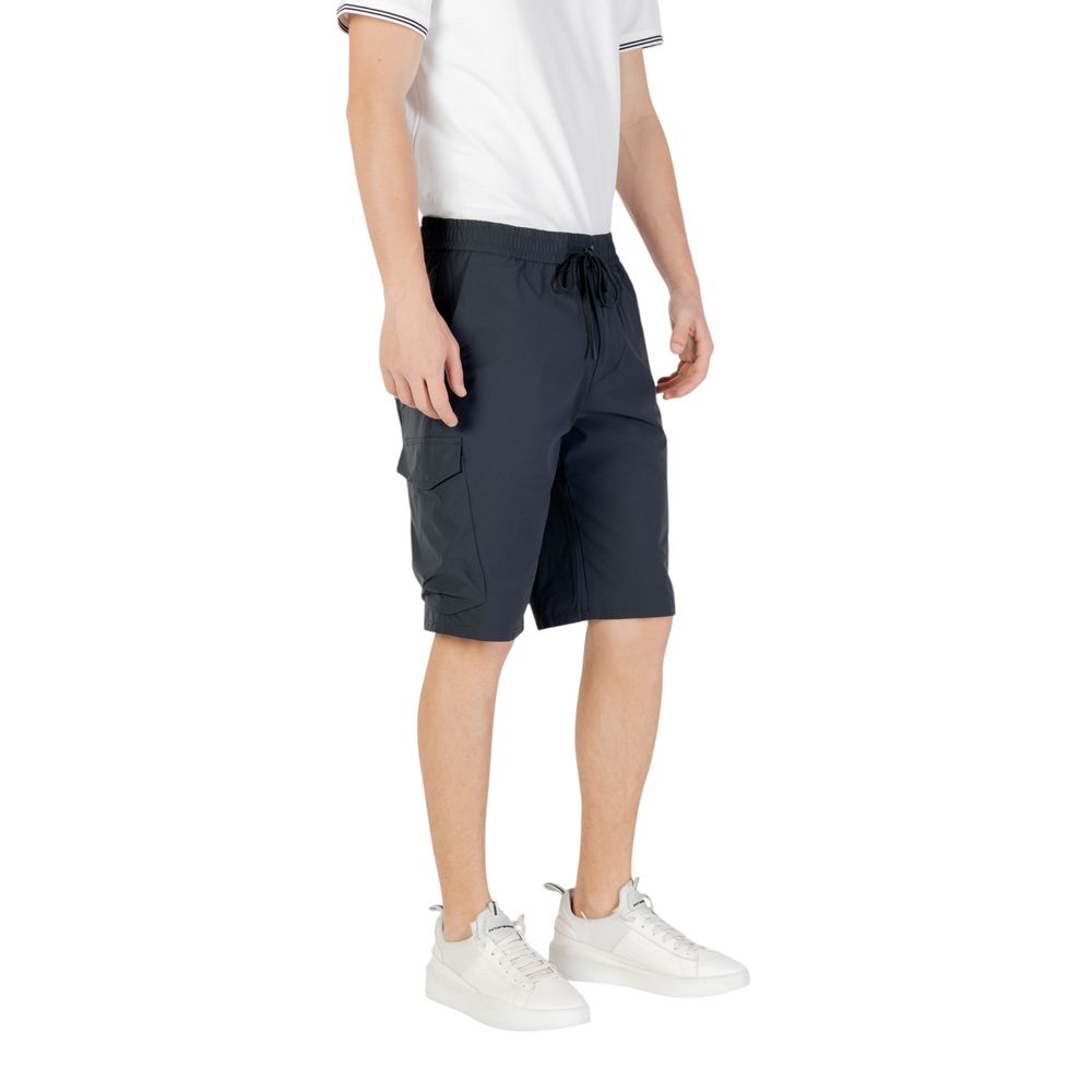Hugo Boss Blaue Polyester-Bermudas