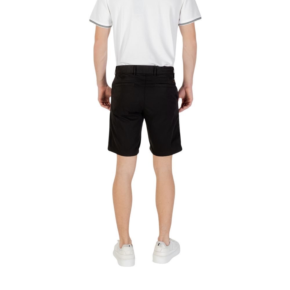 Hugo Boss Schwarze Baumwoll-Bermudas
