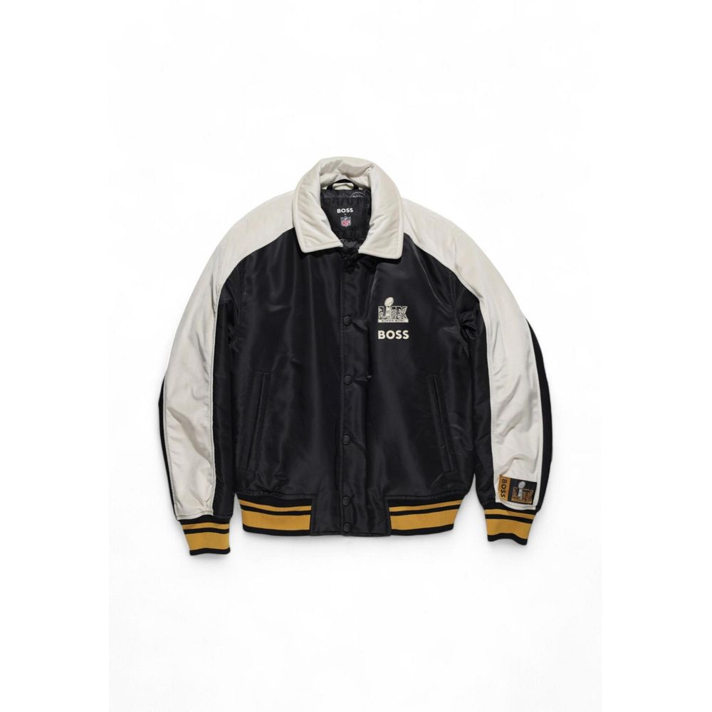 Hugo Boss Schwarze Polyamid-Jacken &amp