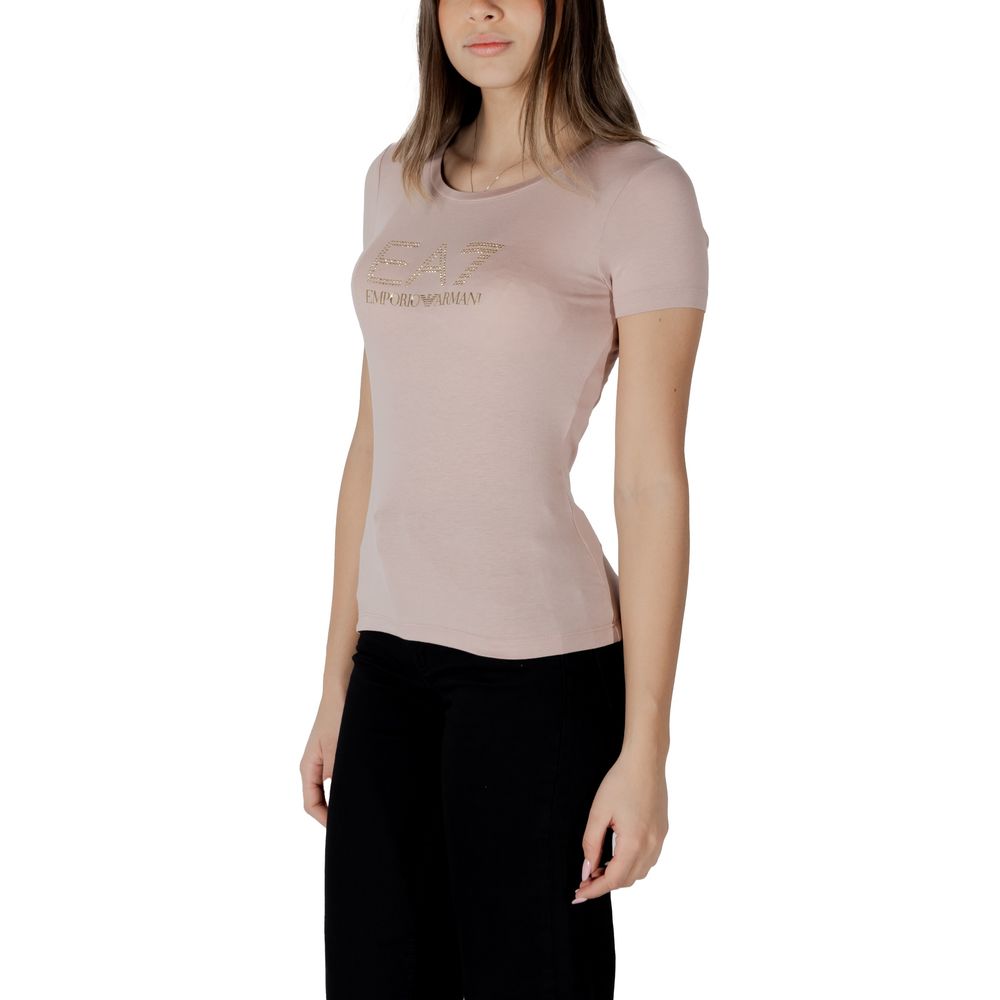 EA7 Emporio Armani Rosa Modal-T-Shirt