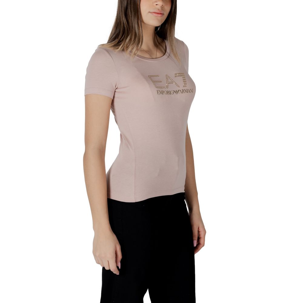 EA7 Emporio Armani Rosa Modal-T-Shirt