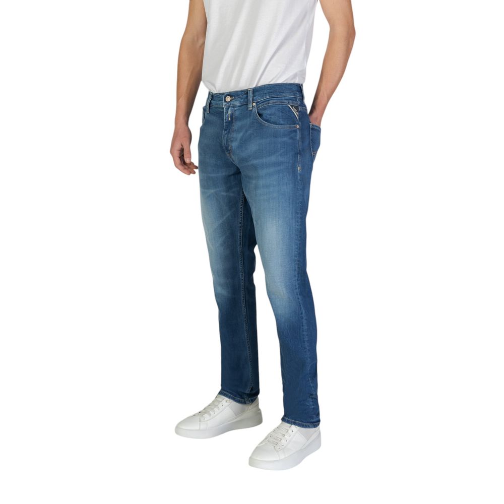 Replay Blaue Slim Fit Jeans aus Baumwolle