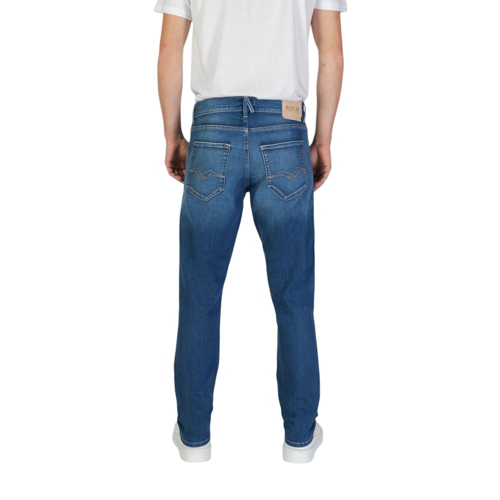 Replay Blaue Slim Fit Jeans aus Baumwolle