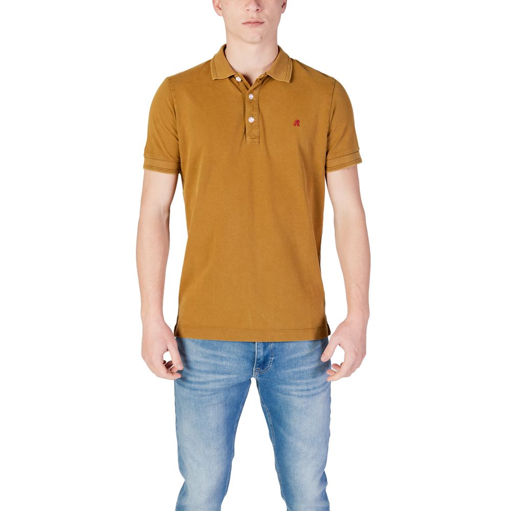 Replay Poloshirt aus Baumwolle in Bronze