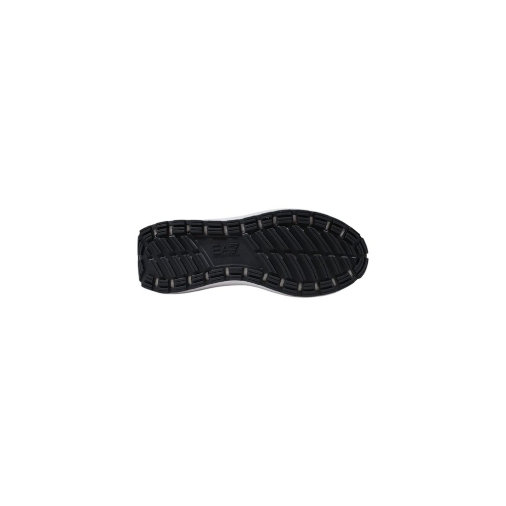 EA7 Emporio Armani Schwarzer und weißer Polyamid-Sneaker