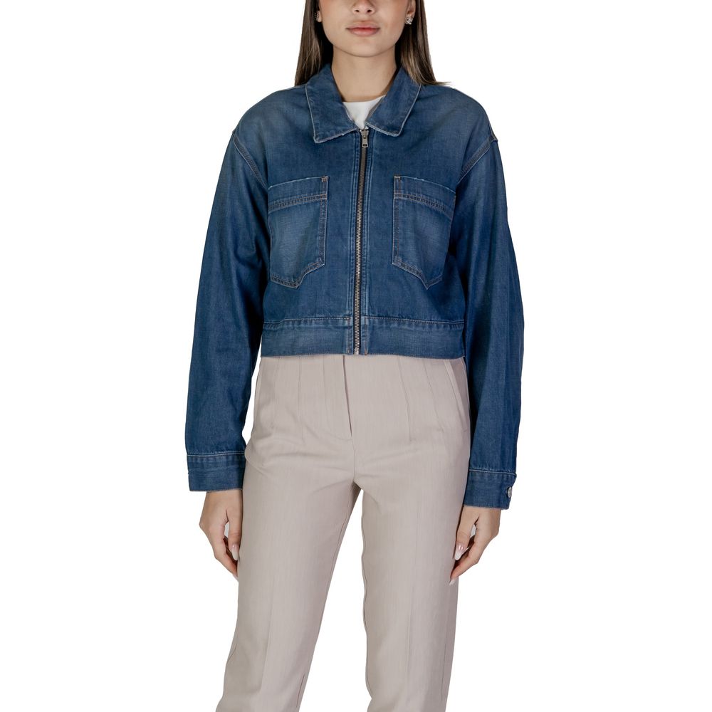 Replay Blaue Baumwolljacken &amp