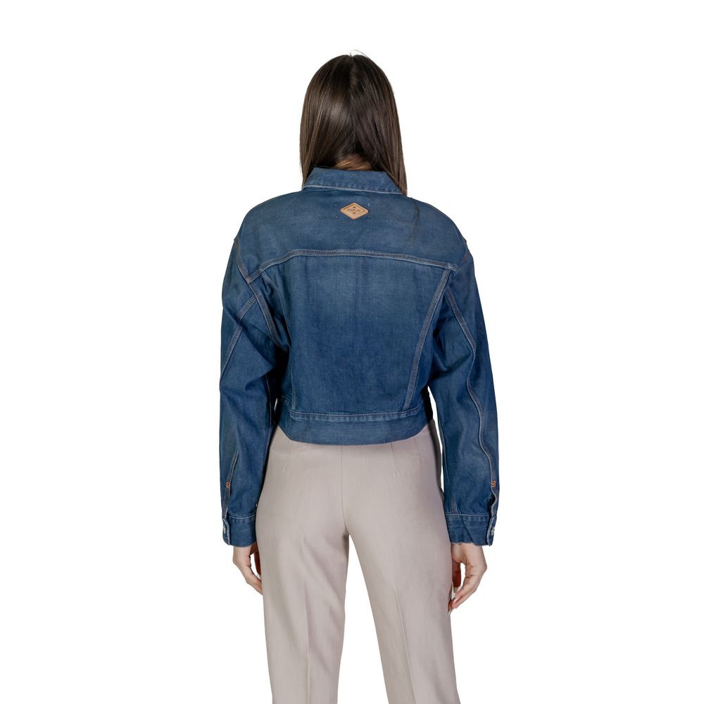 Replay Blaue Baumwolljacken &amp