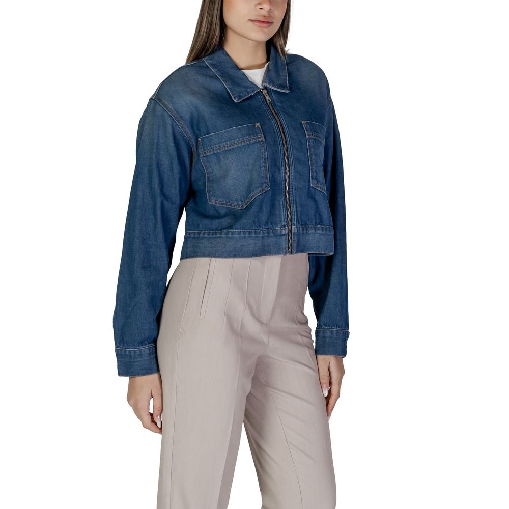 Replay Blaue Baumwolljacken &amp