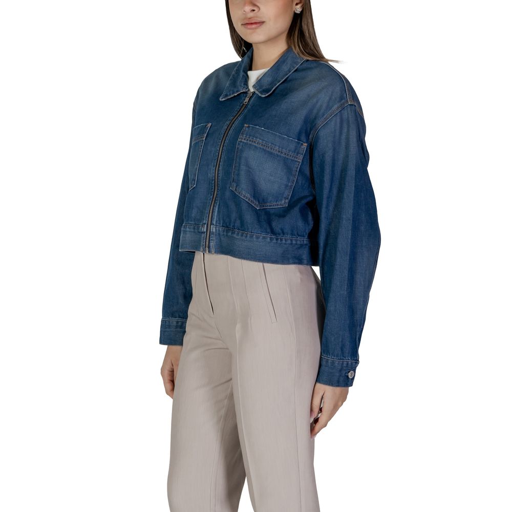 Replay Blaue Baumwolljacken &amp