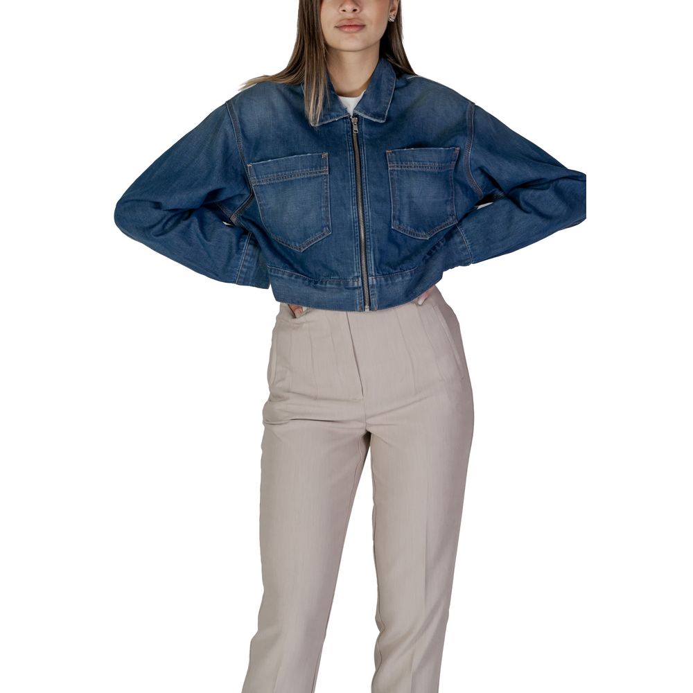 Replay Blaue Baumwolljacken &amp