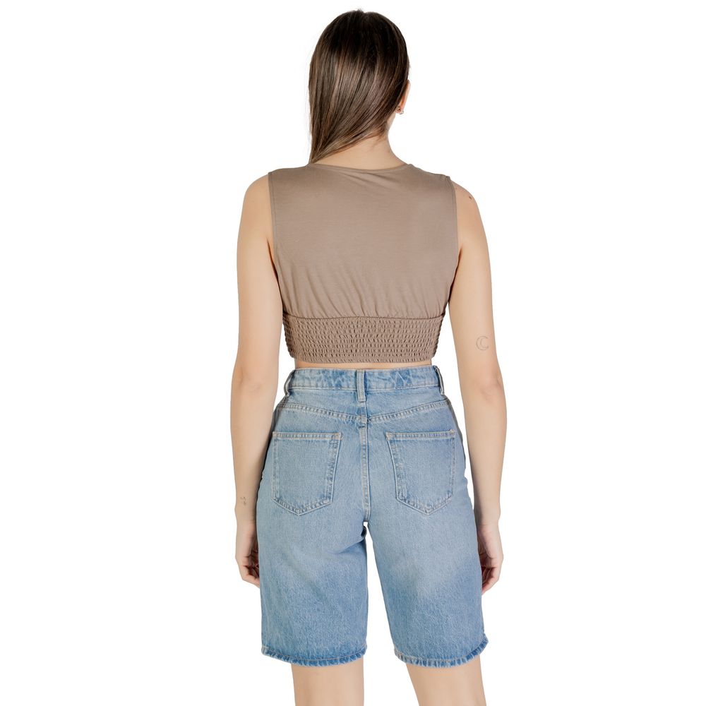 Only Braunes Viskose-Top