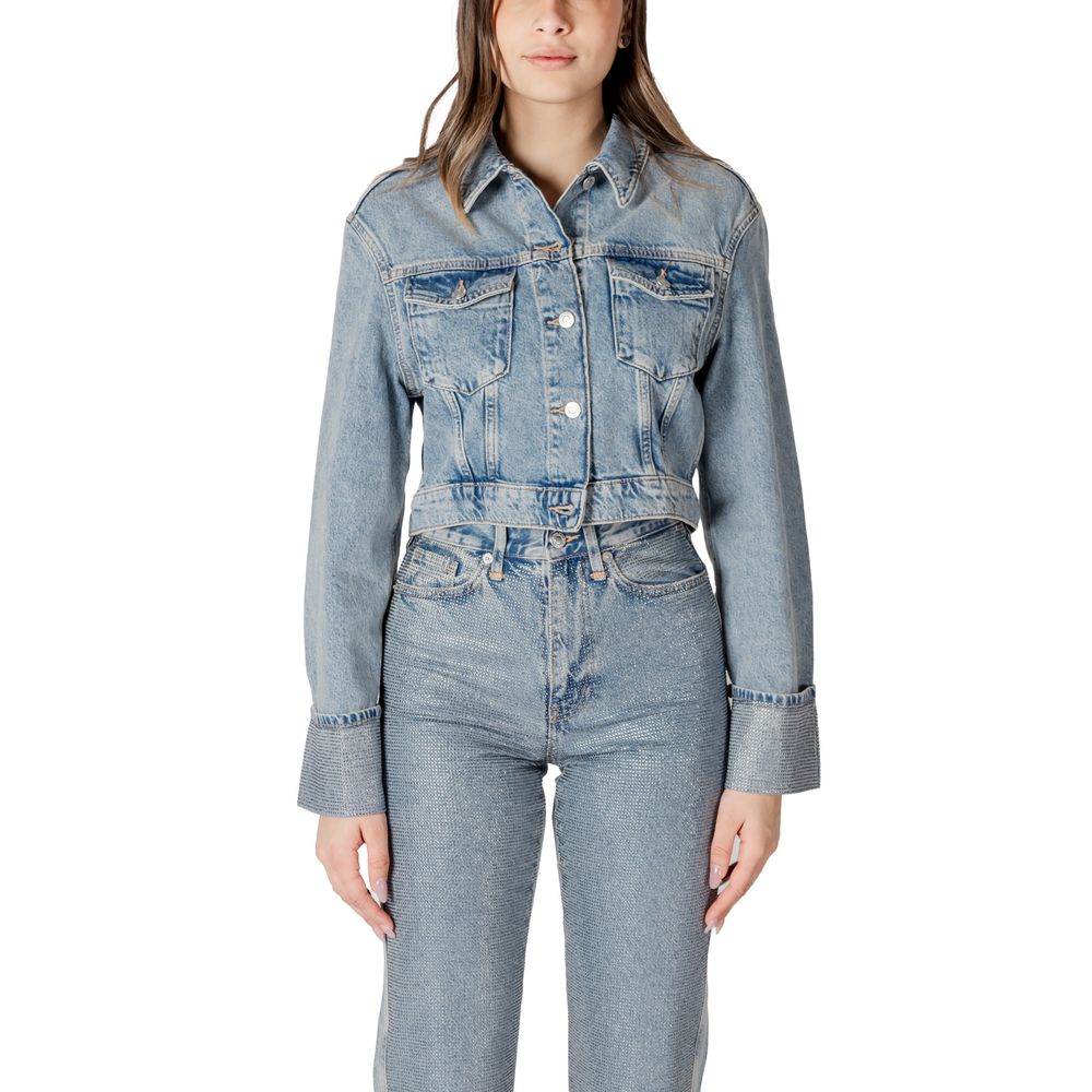 Only Hellblaue Bio-Baumwolljacken &amp