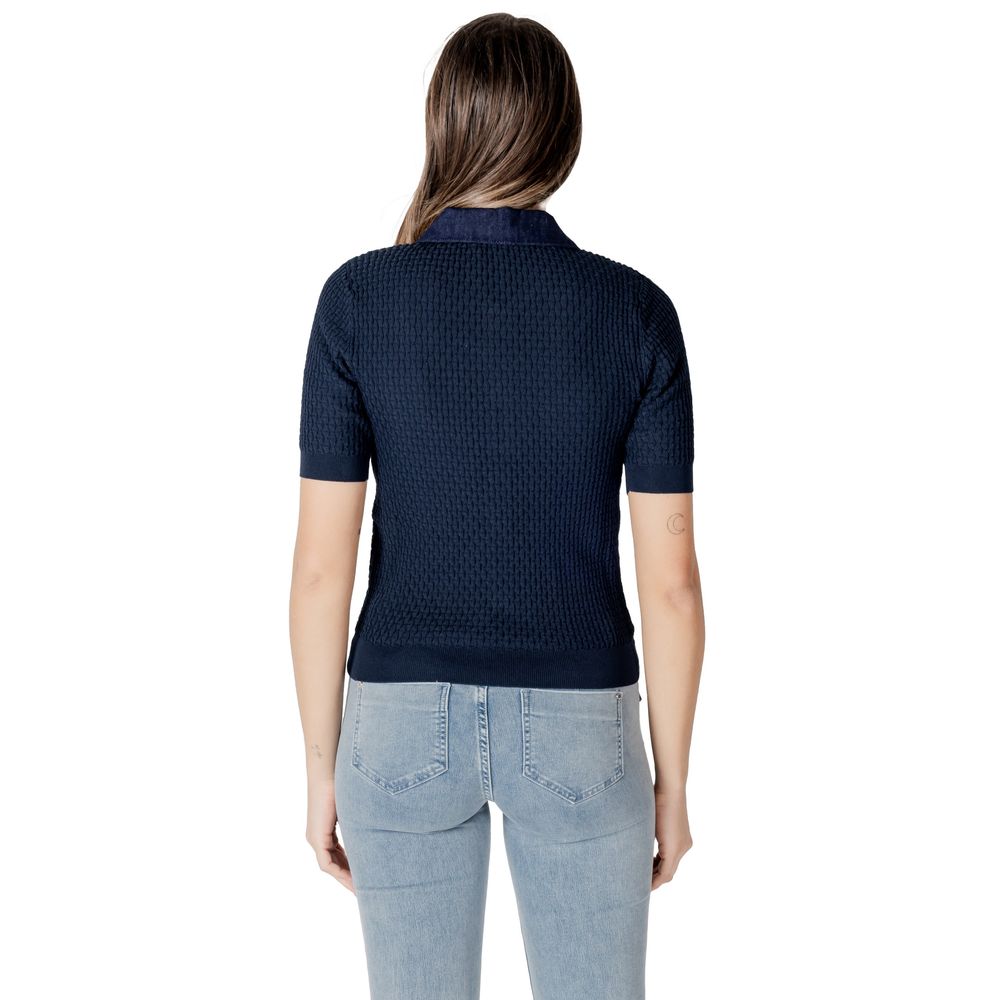 Morgan De Toi Blauer Polyester-Pullover